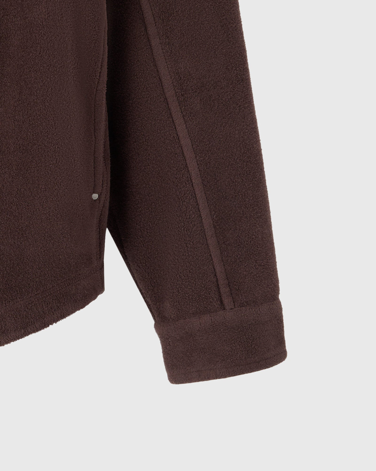 Wooly Fleece Overshirt - Black Coco