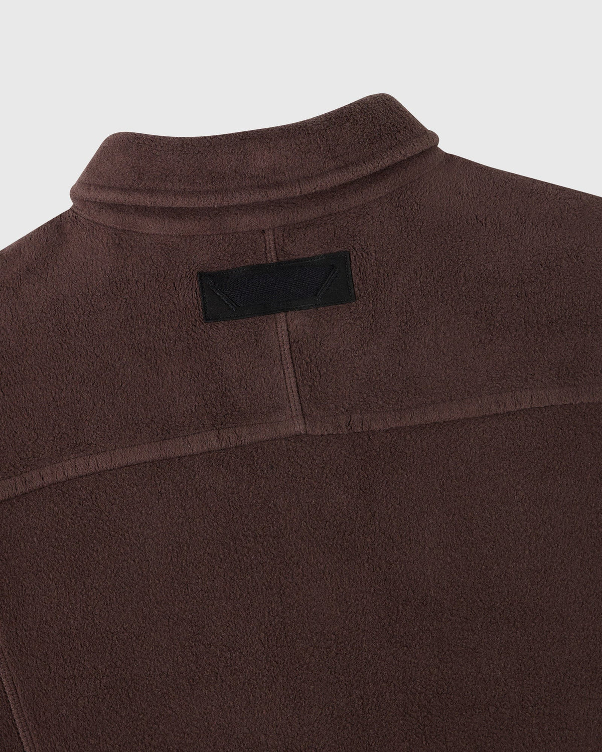 Wooly Fleece Overshirt - Black Coco