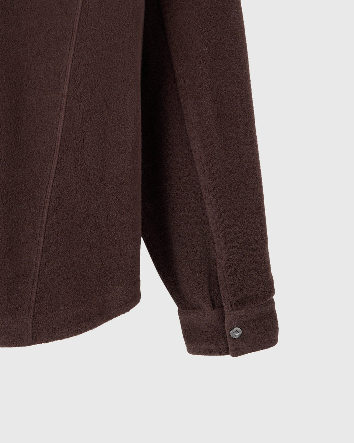 Wooly Fleece Overshirt - Black Coco
