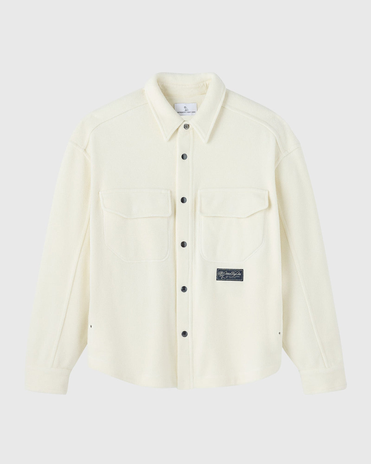 Wooly Fleece Overshirt - Cream