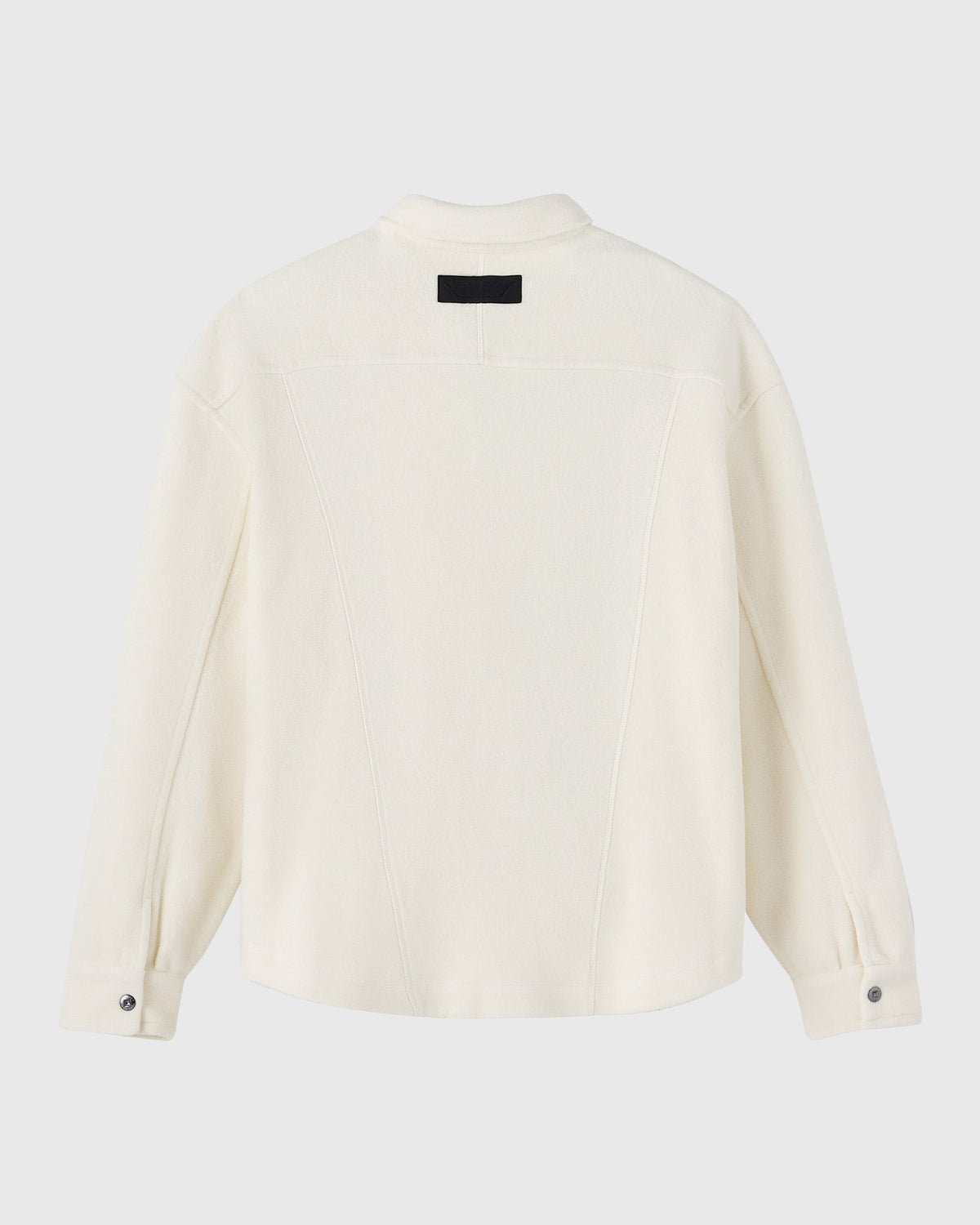 Wooly Fleece Overshirt - Cream