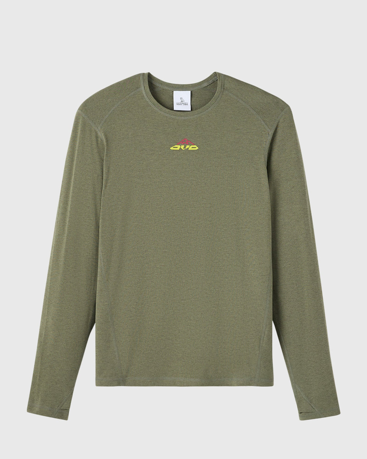 Active Long-Sleeve Base Layer - Olive Green