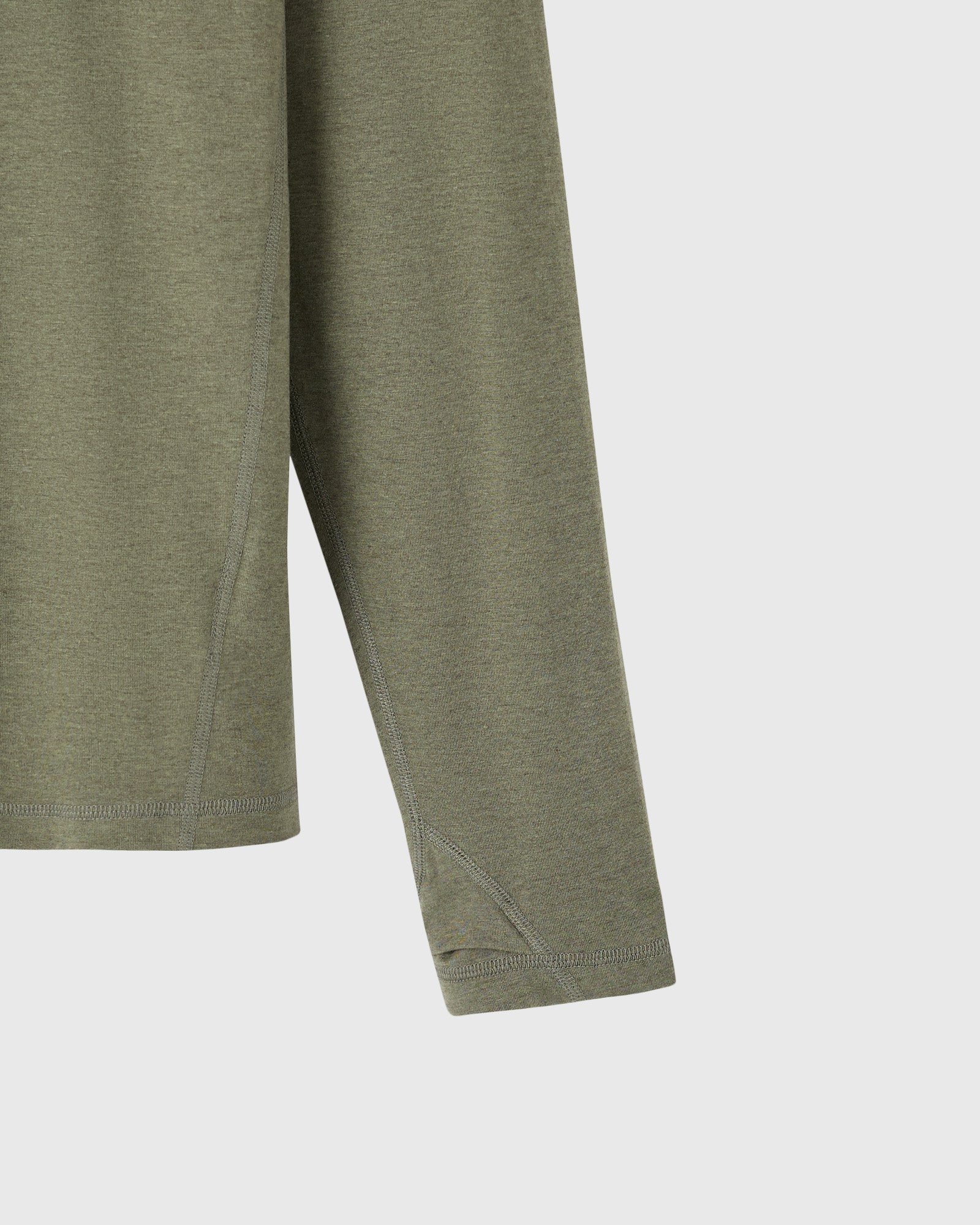 Active Long-Sleeve Base Layer - Olive Green – October's Very Own