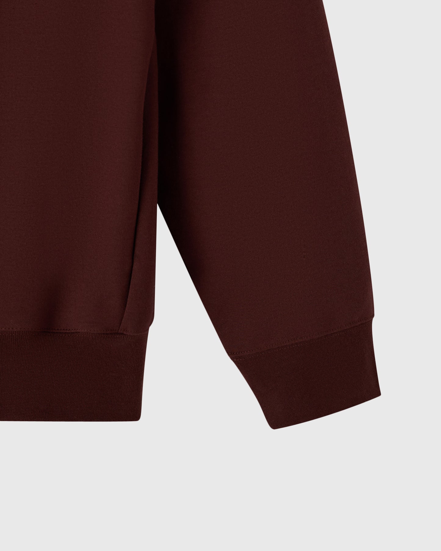 Double Knit Script Hoodie - Cocoa