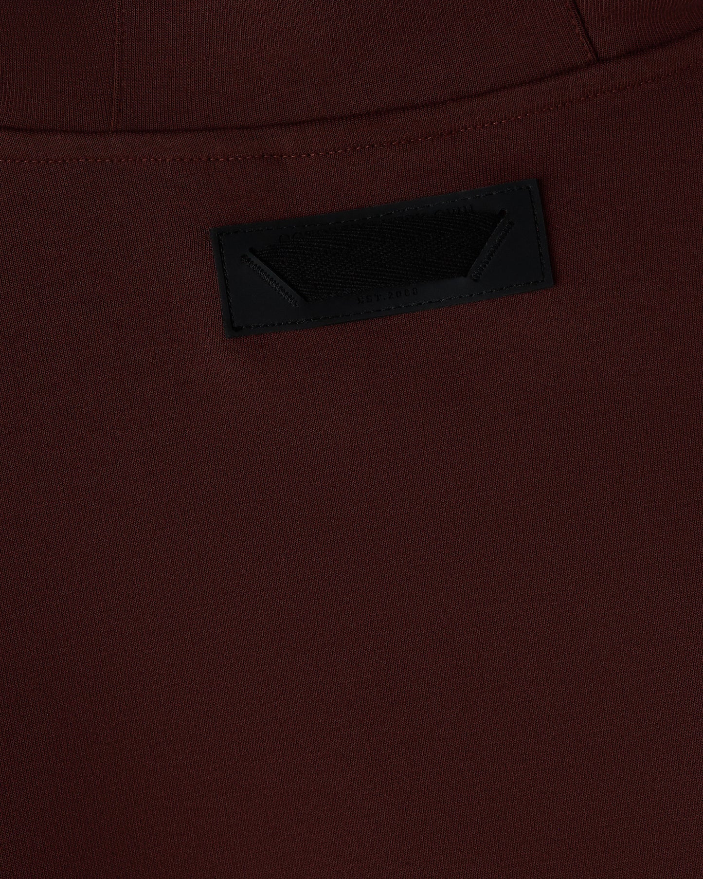 Double Knit Script Hoodie - Cocoa