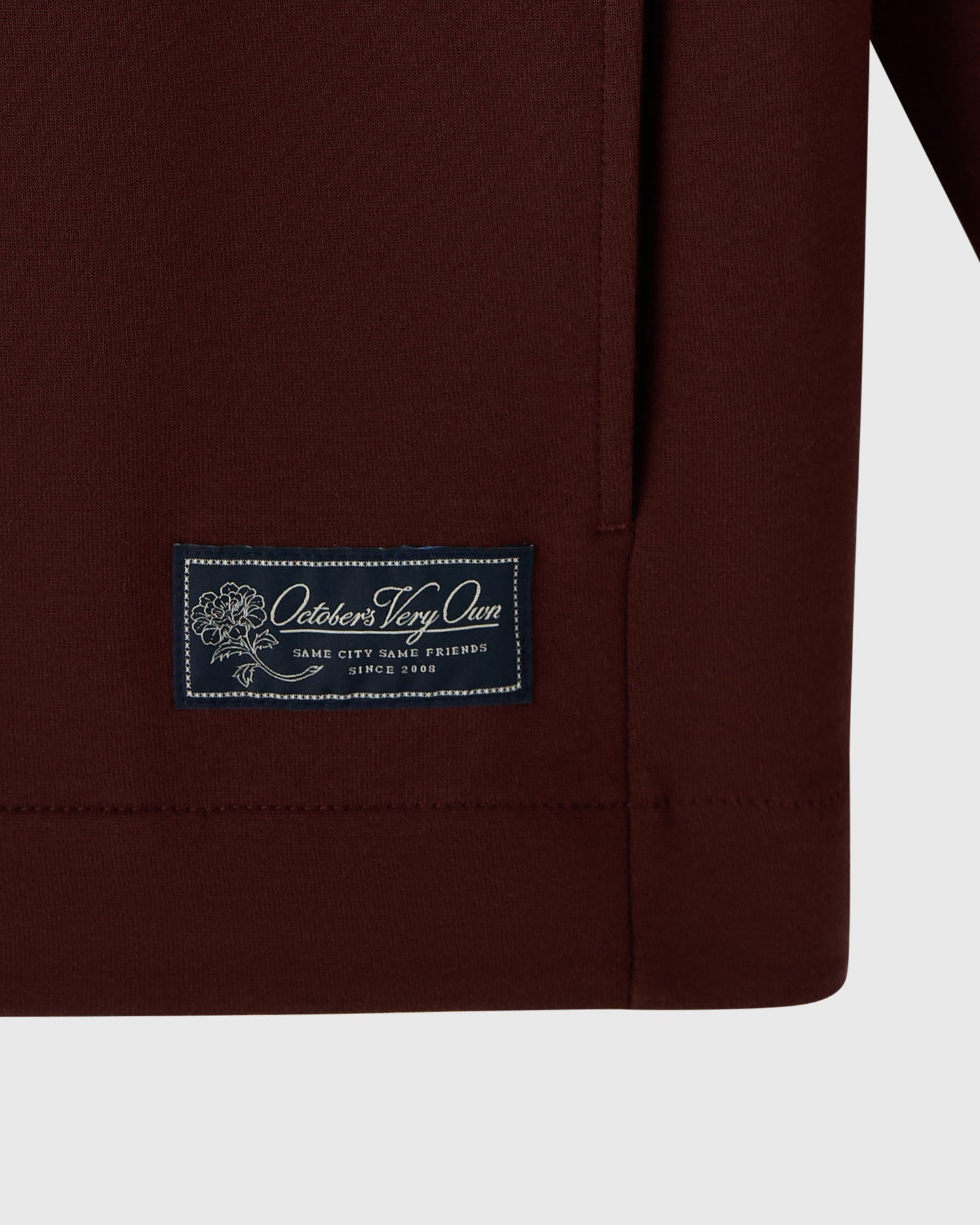 Double Knit Script Overshirt - Cocoa