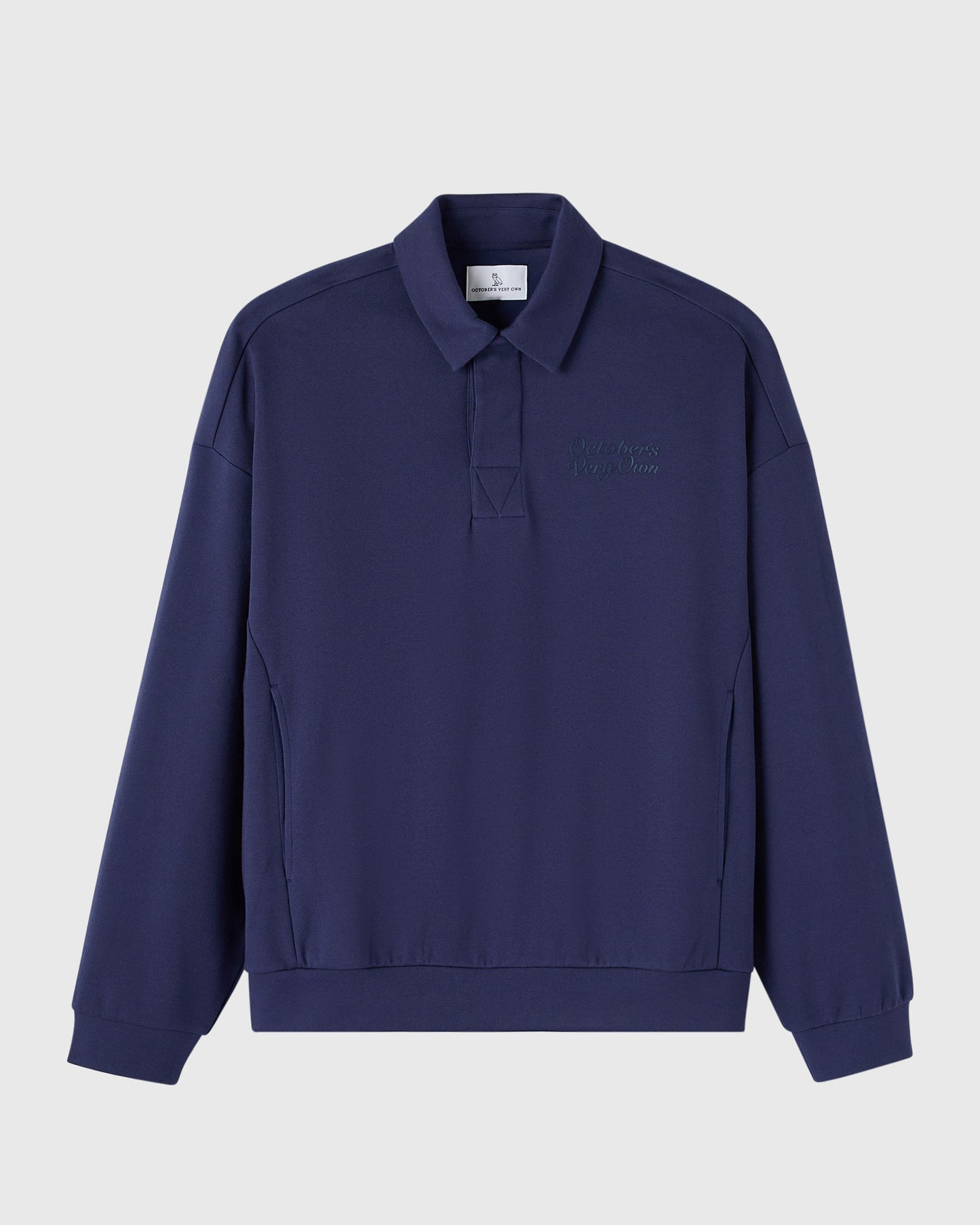 Double Knit Script Rugby Polo