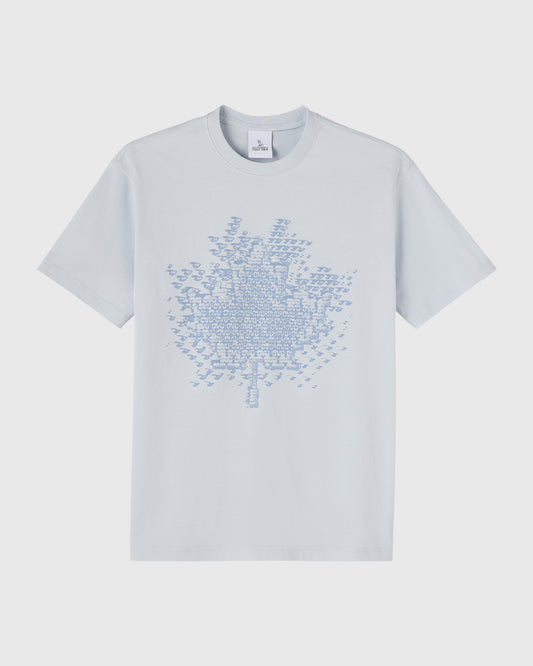 Digi Leaf Tee - Kyanite Blue