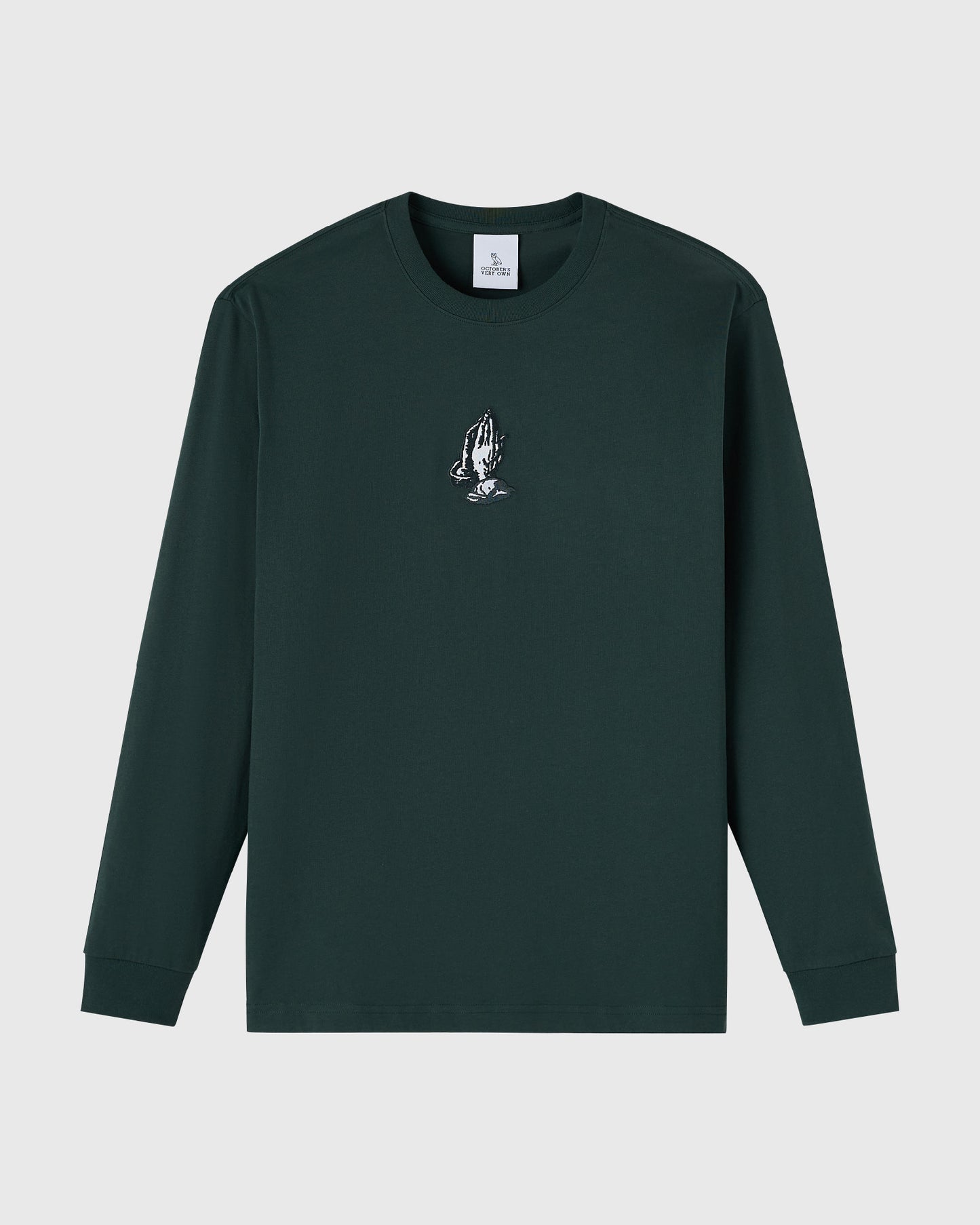 6 God Long-Sleeve Tee - Midnight Green