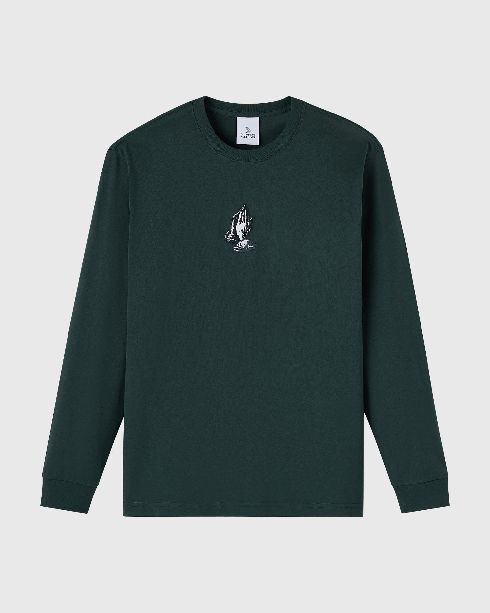 6 God Long-Sleeve Tee - Midnight Green