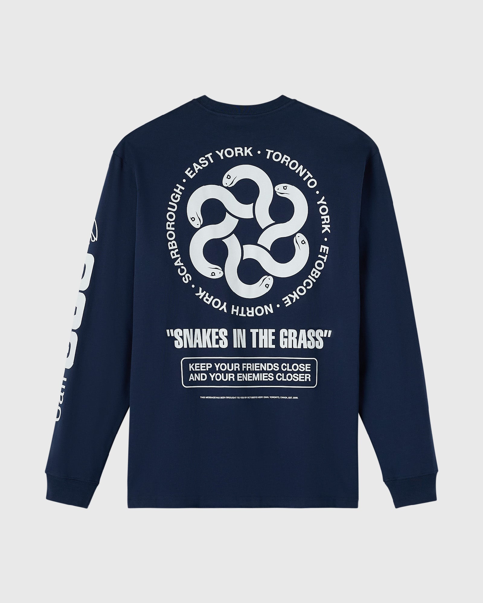 Metropolitan Long-Sleeve Tee - Royal Navy – October's Very Own