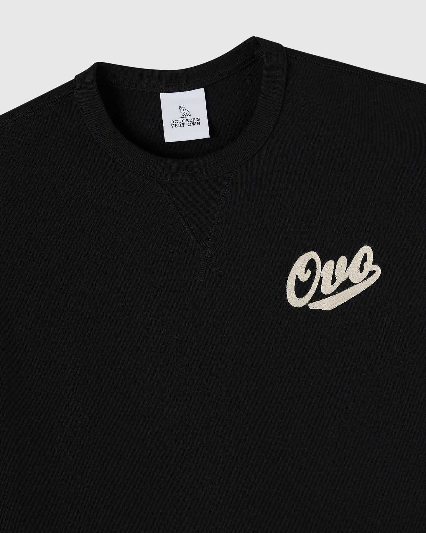 Shop Chainstitch Gusset Tee - Black