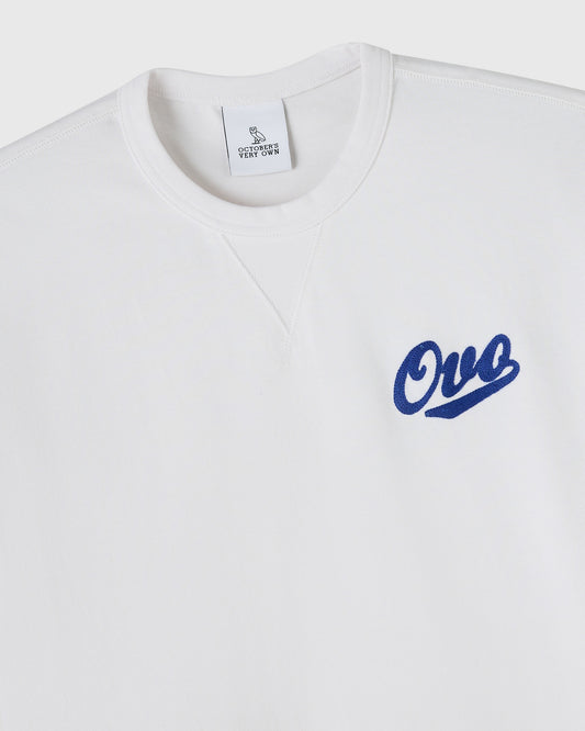 Achetez le T-shirt à gousset point de chaînette - Blanc