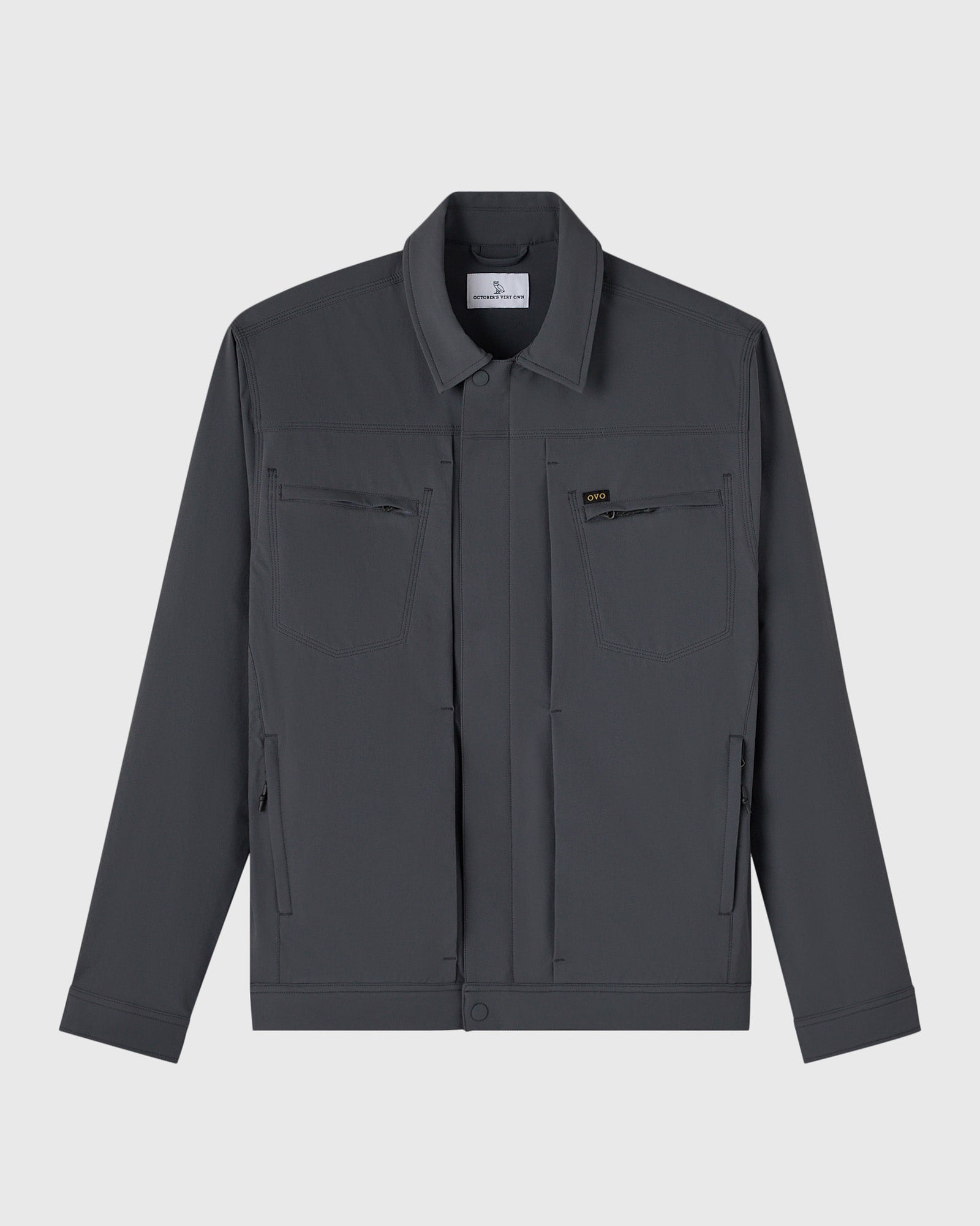 Tech Overshirt - Pinstripe