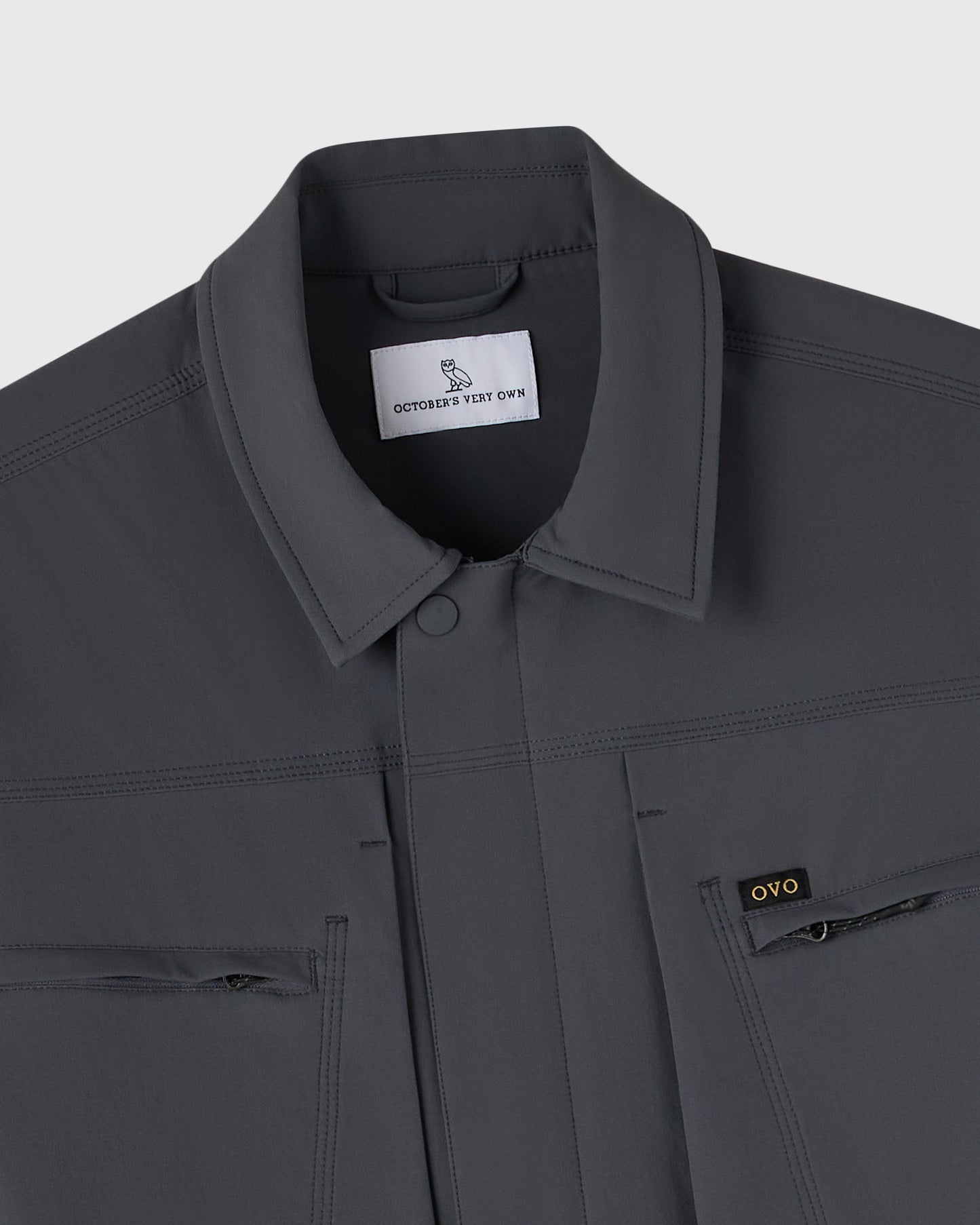 Tech Overshirt - Pinstripe