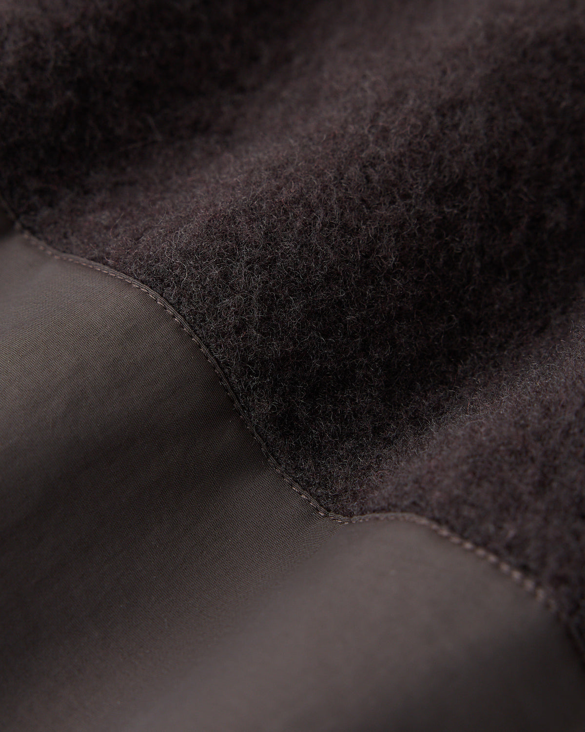 Wooly Fleece Liner Jacket - Black Coco