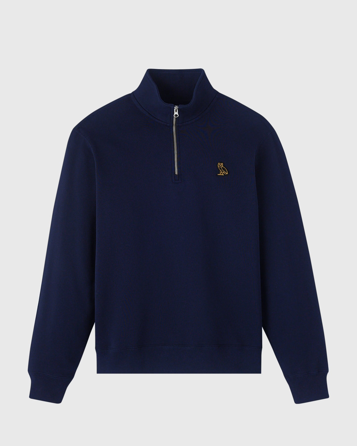 Classic Quarter-Zip Mockneck Sweatshirt - Navy