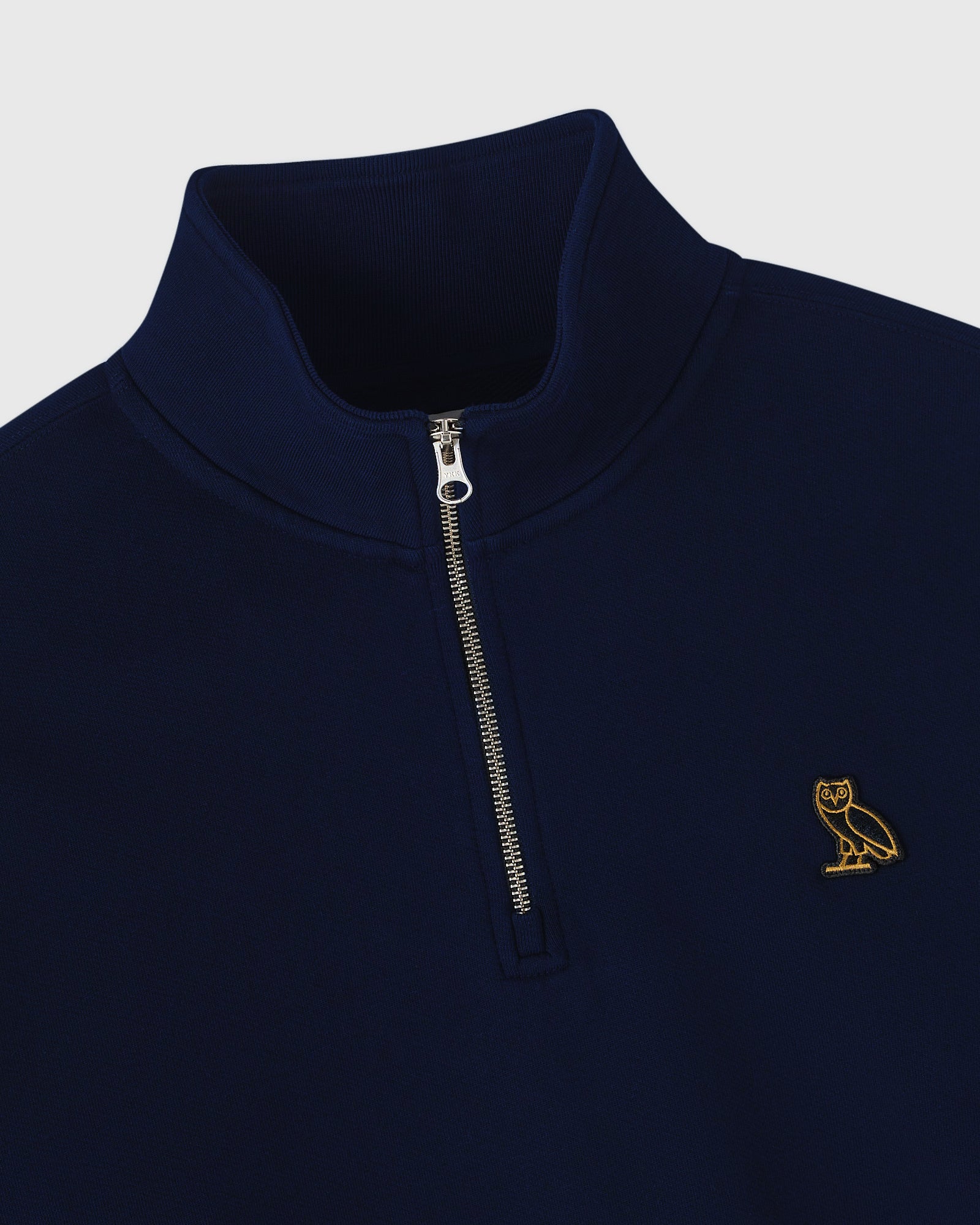 Classic Quarter-Zip Mockneck Sweatshirt - Navy