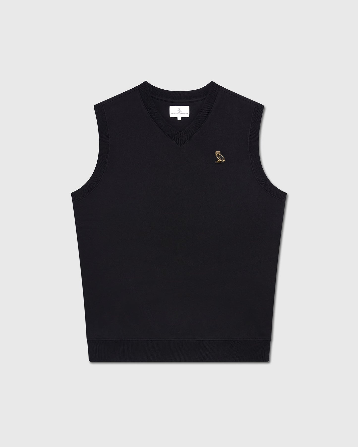 Classic French Terry Vest - Black