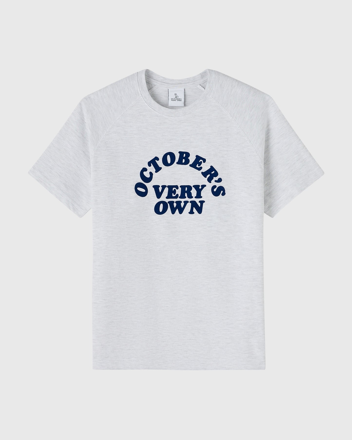 T-shirt raglan Cooper Arch Slub - Gris chiné