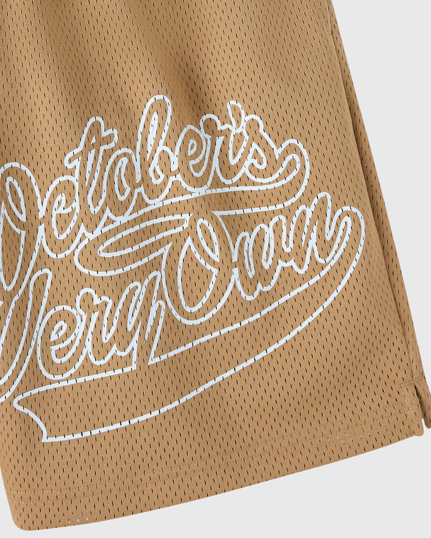 Reversible Mesh Short - Camel
