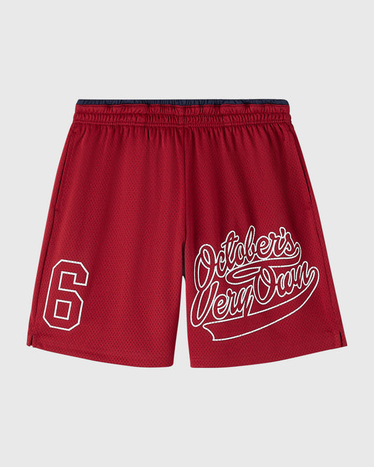 Reversible Mesh Short - Deep Red
