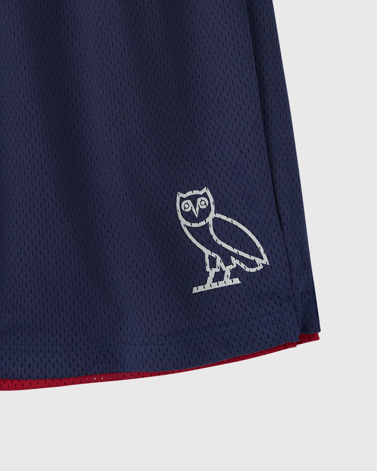 Reversible Mesh Short - Deep Red