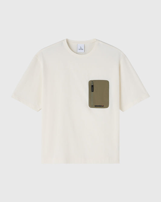 Active Pocket Tee - Cream