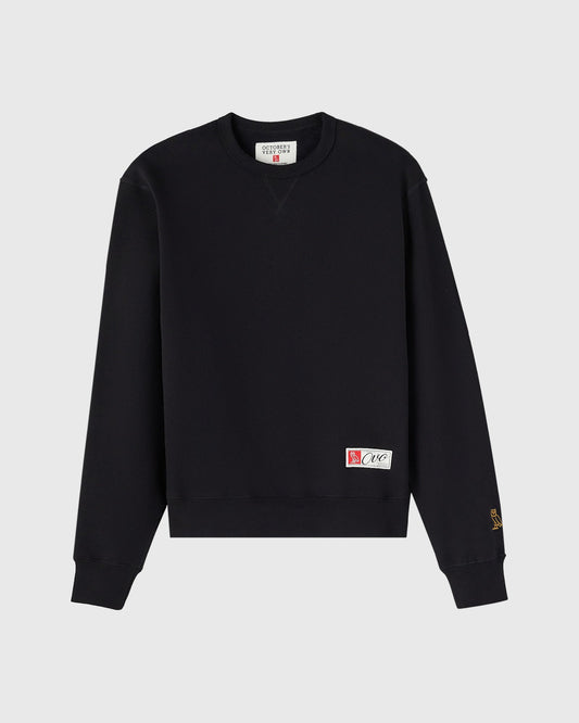 Heritage Fleece Crewneck - Black