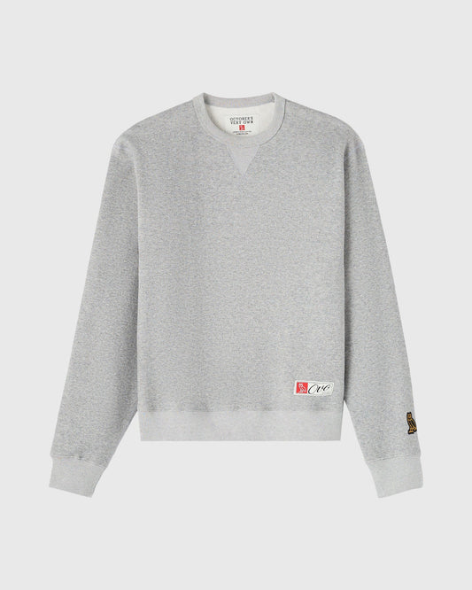 Heritage Fleece Crewneck - Heather Grey
