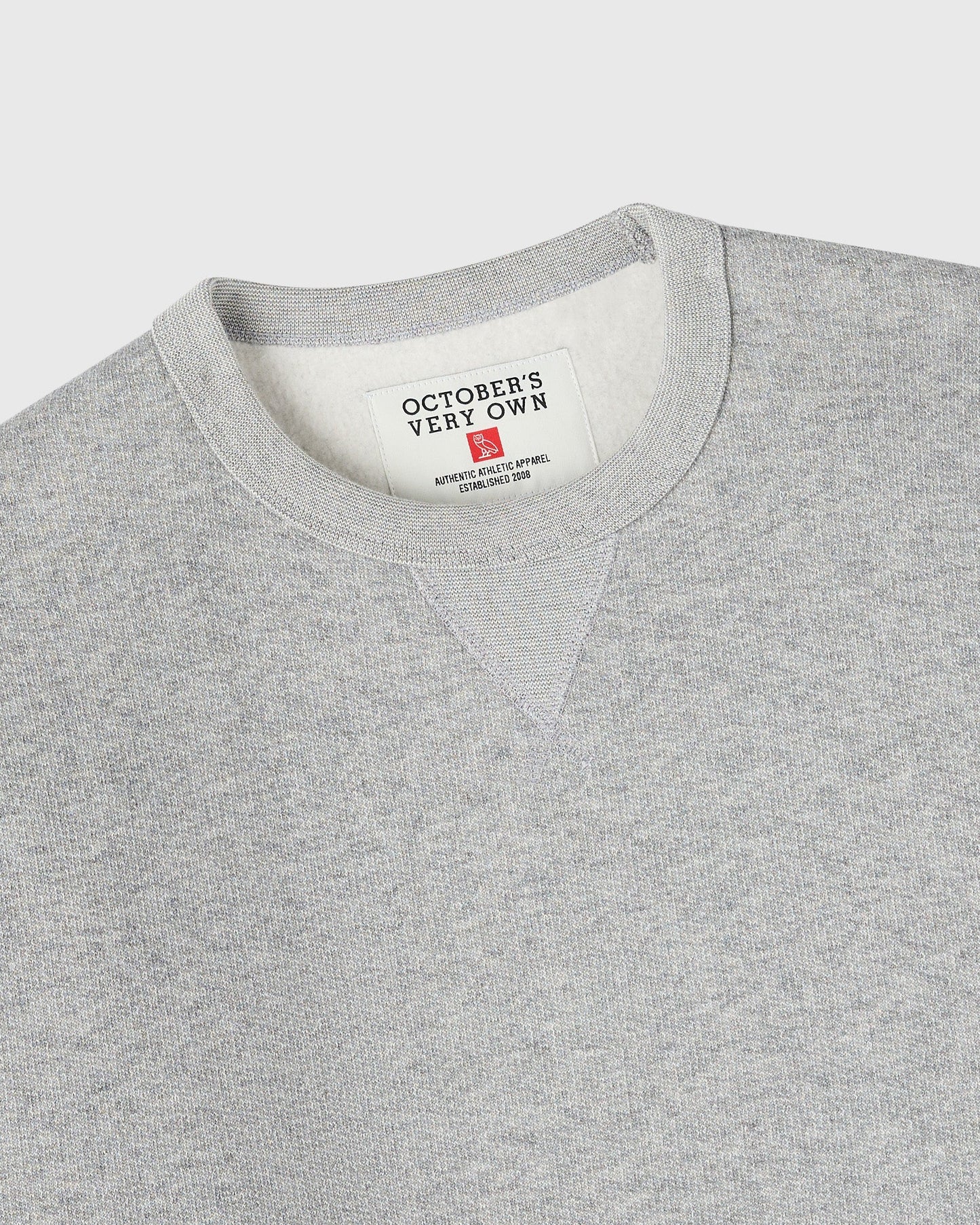 Heritage Fleece Crewneck - Heather Grey
