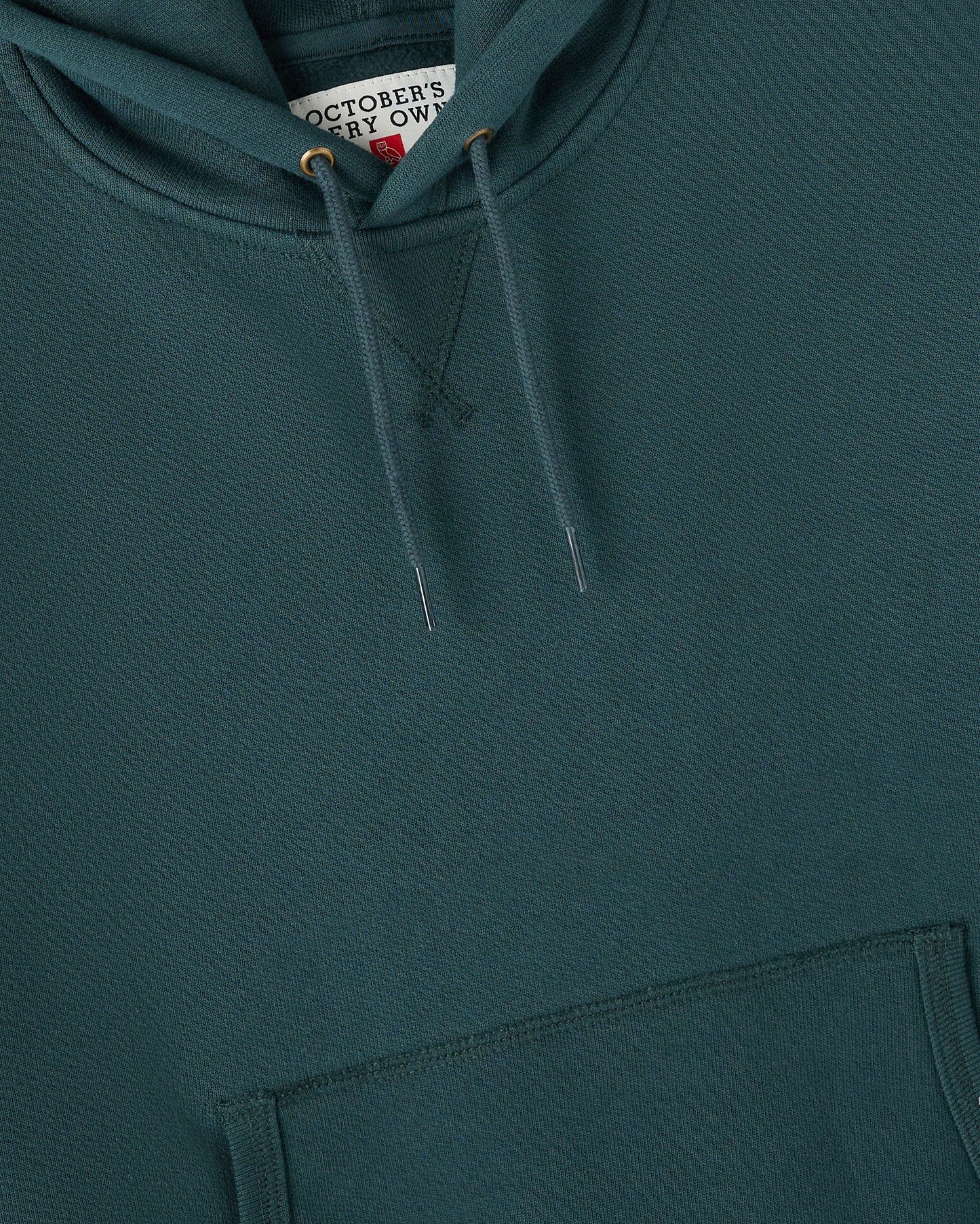 Heritage Fleece Hoodie - Midnight Green
