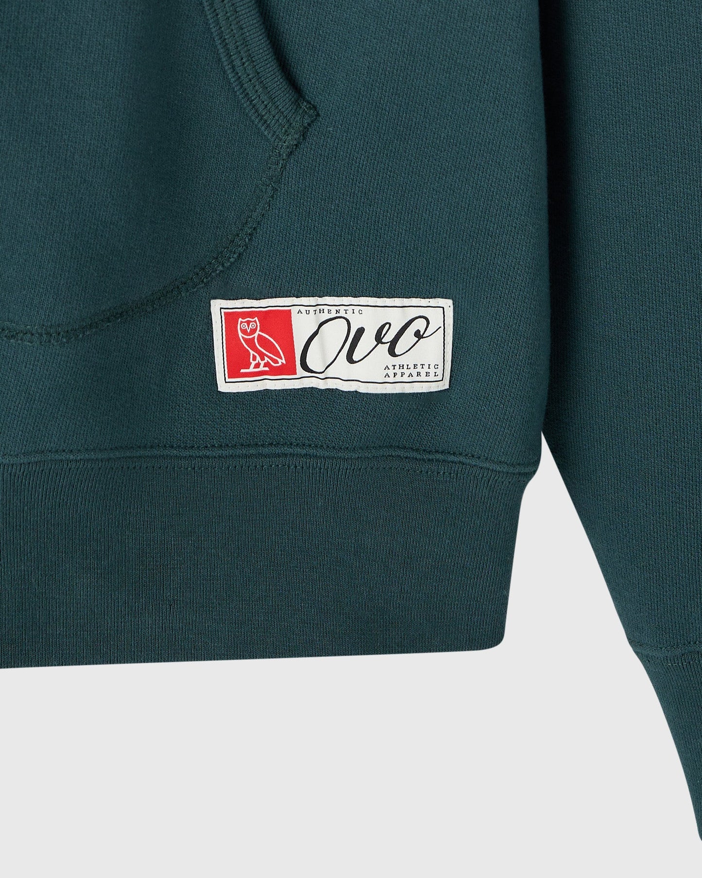 Heritage Fleece Hoodie - Midnight Green