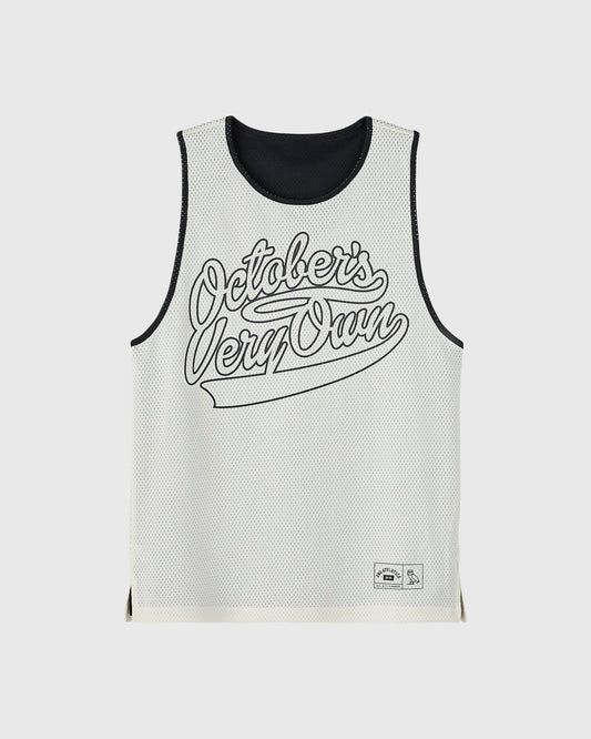 Reversible Mesh Basketball Jersey - Cream