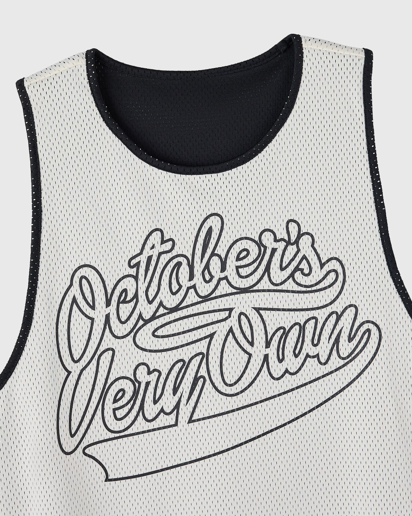 Reversible Mesh Basketball Jersey - Cream