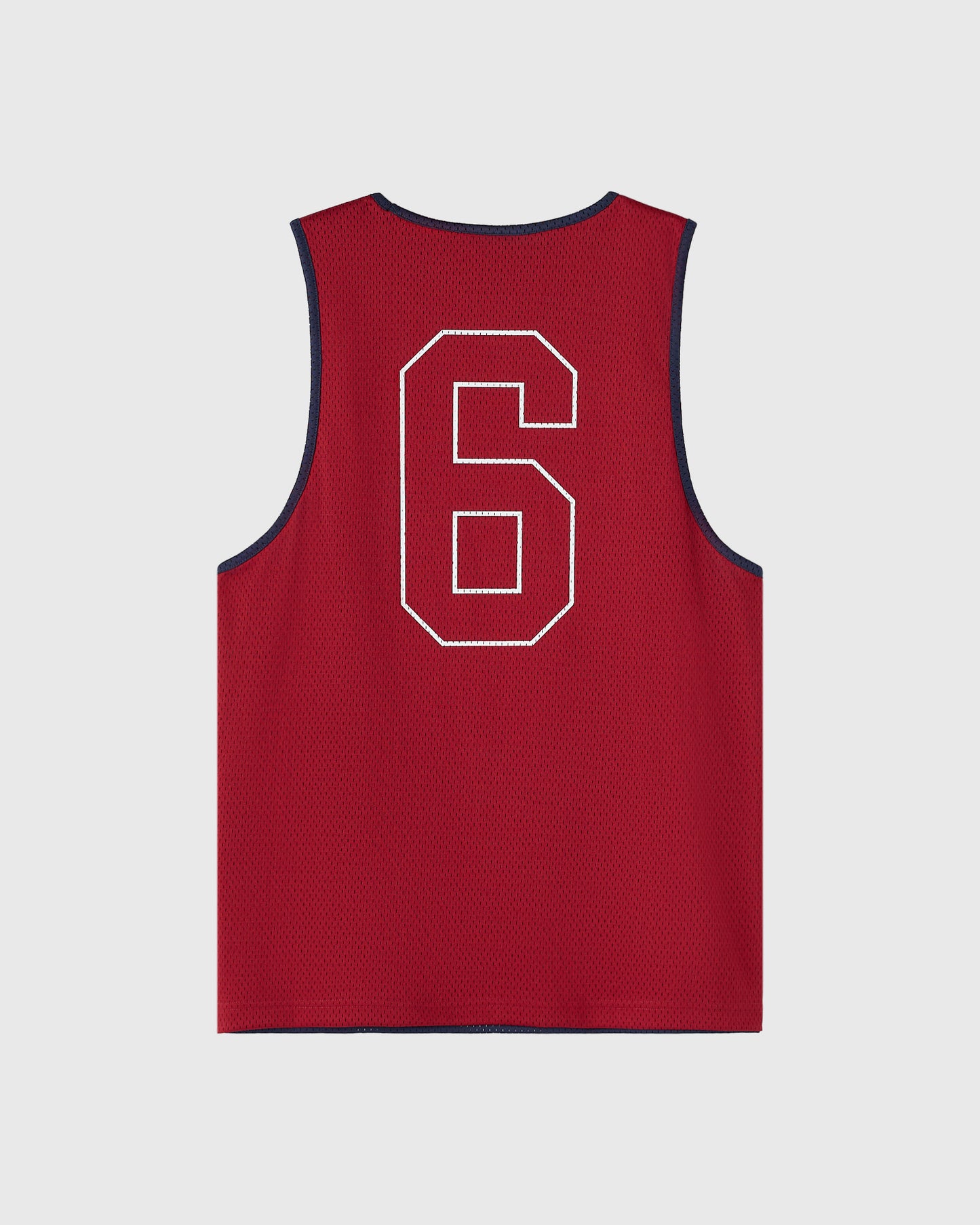 Reversible Mesh Basketball Jersey - Deep Red