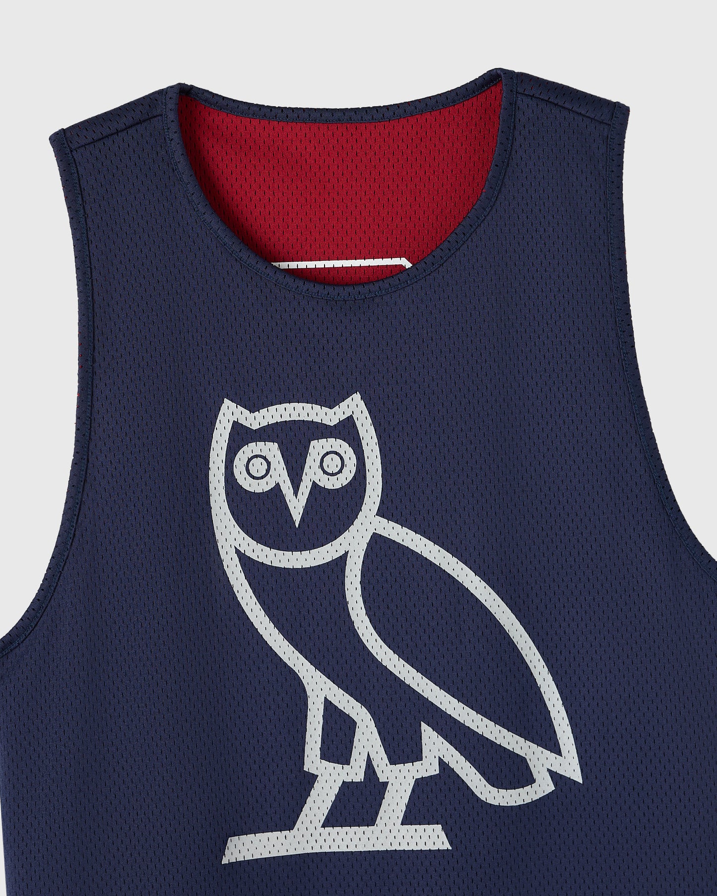 Reversible Mesh Basketball Jersey - Deep Red