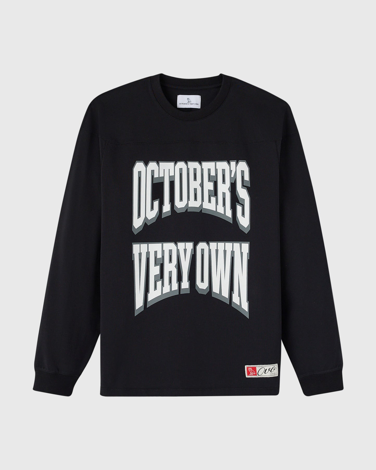 Heritage Long-Sleeve Football Tee - Black
