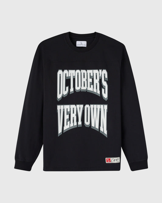 Heritage Long-Sleeve Football Tee - Black