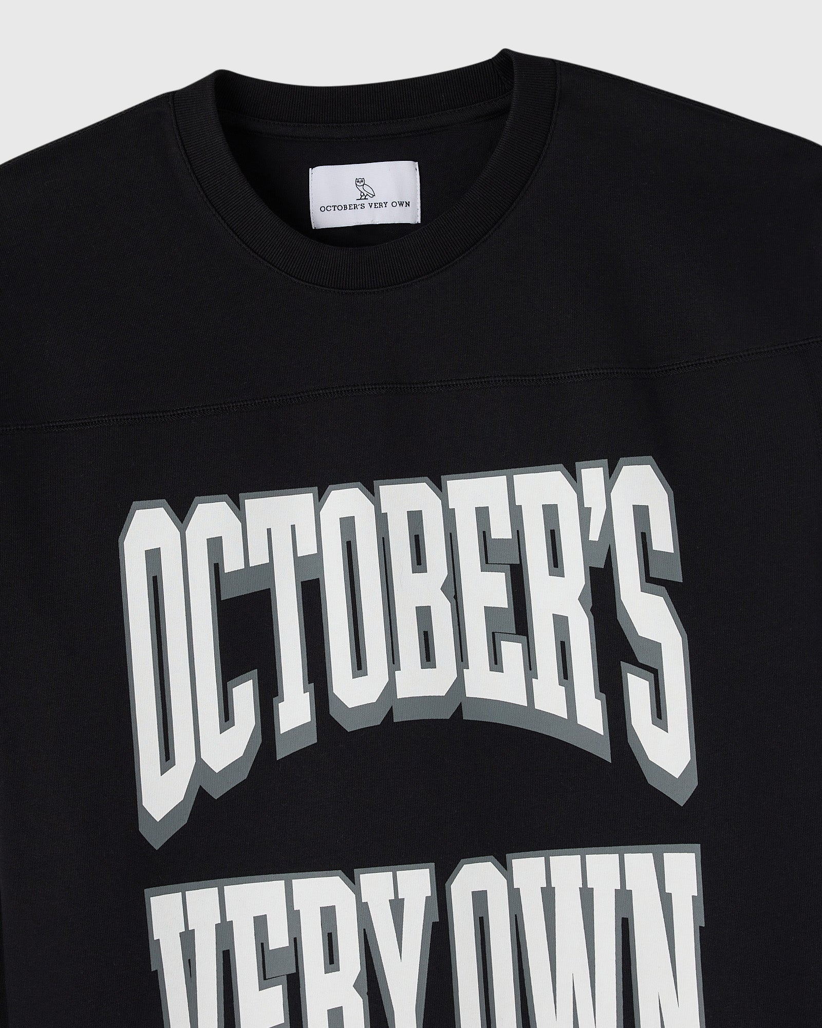 Heritage Long-Sleeve Football Tee - Black