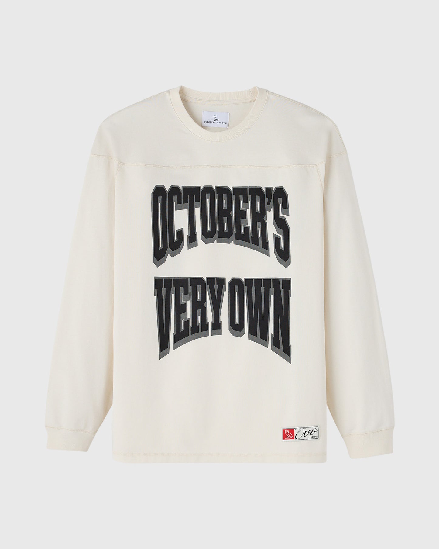 Heritage Long-Sleeve Football Tee - Cream