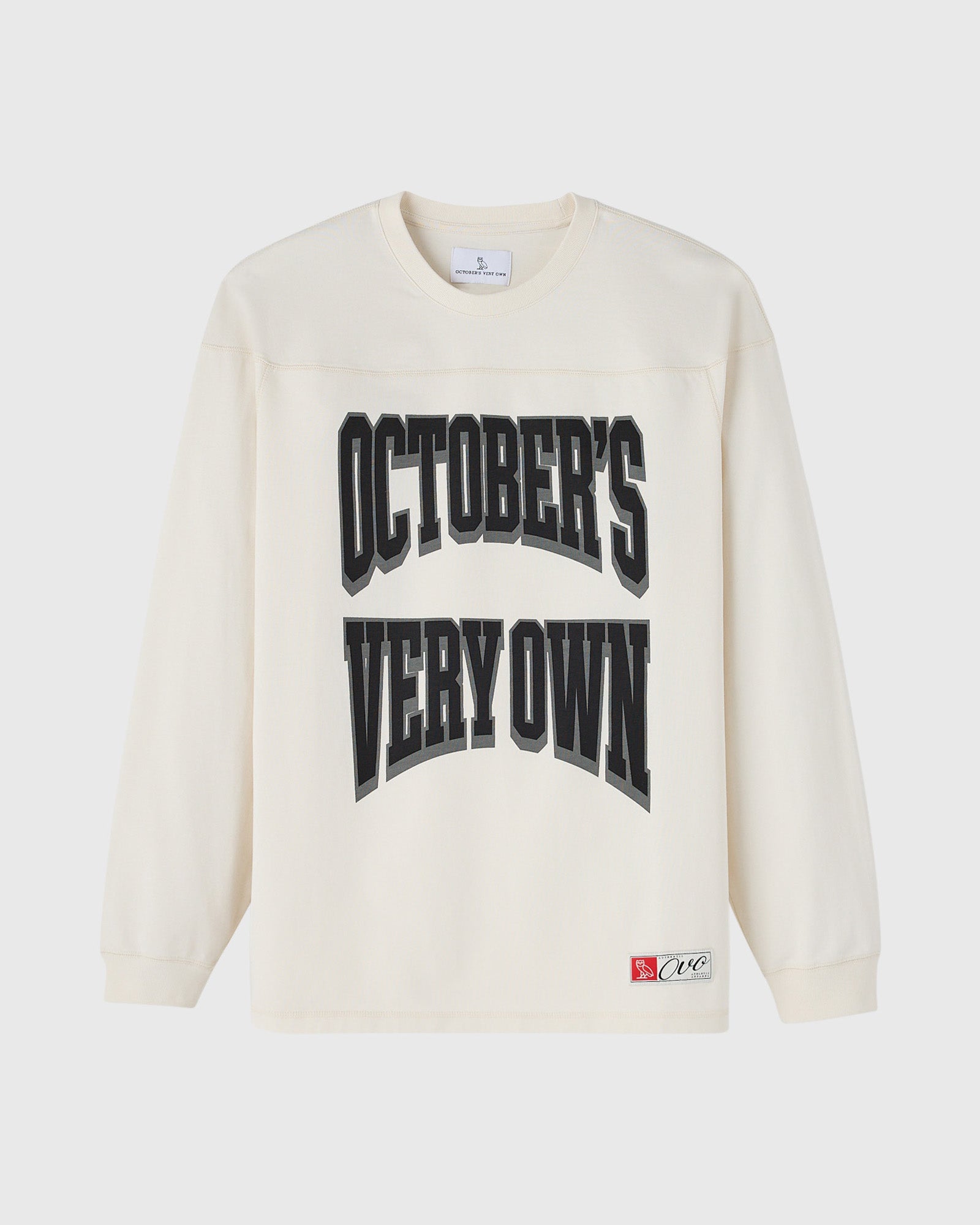 Heritage Long-Sleeve Football Tee - Cream