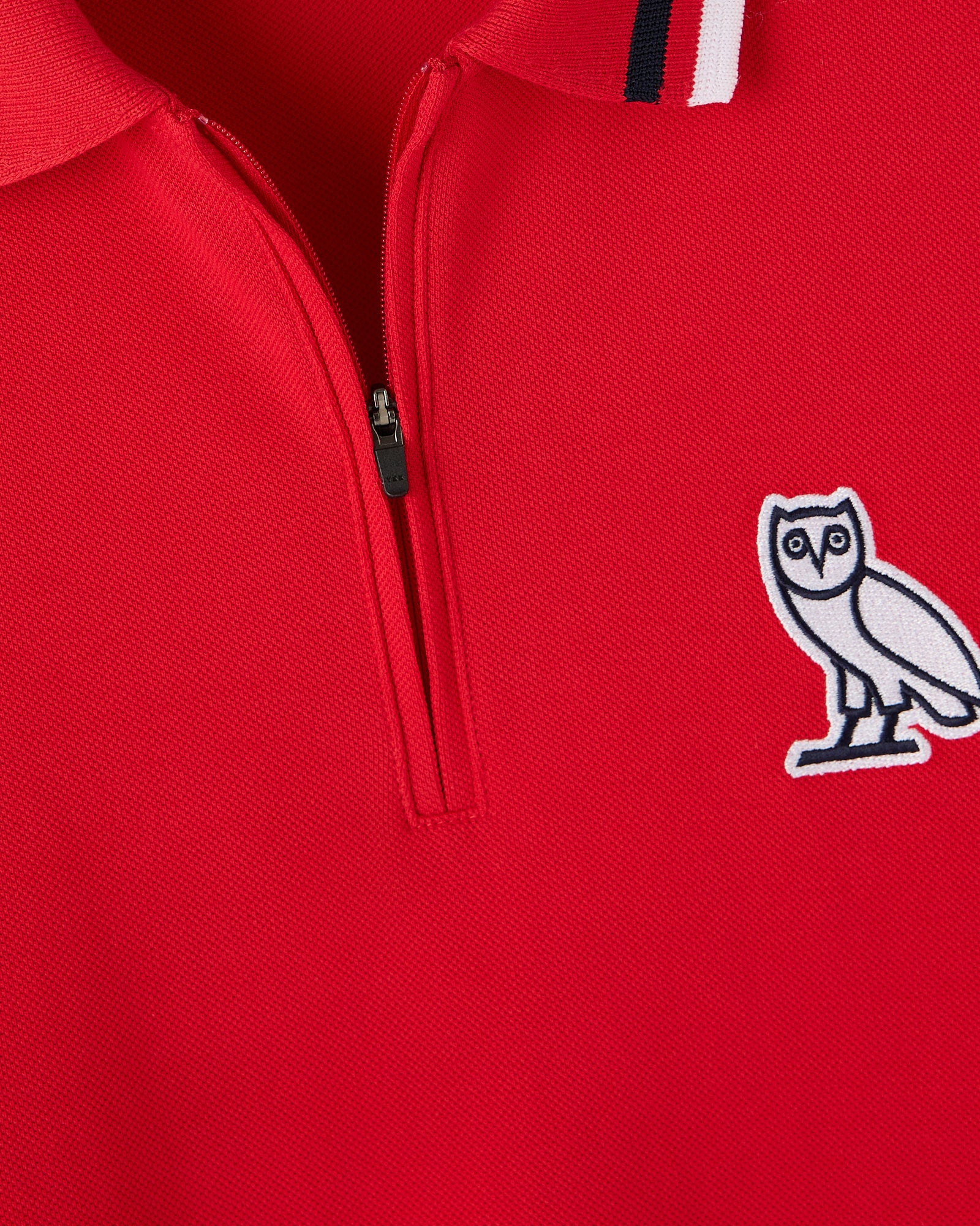 Quarter-Zip Short Sleeve Polo - Red – October's Very Own