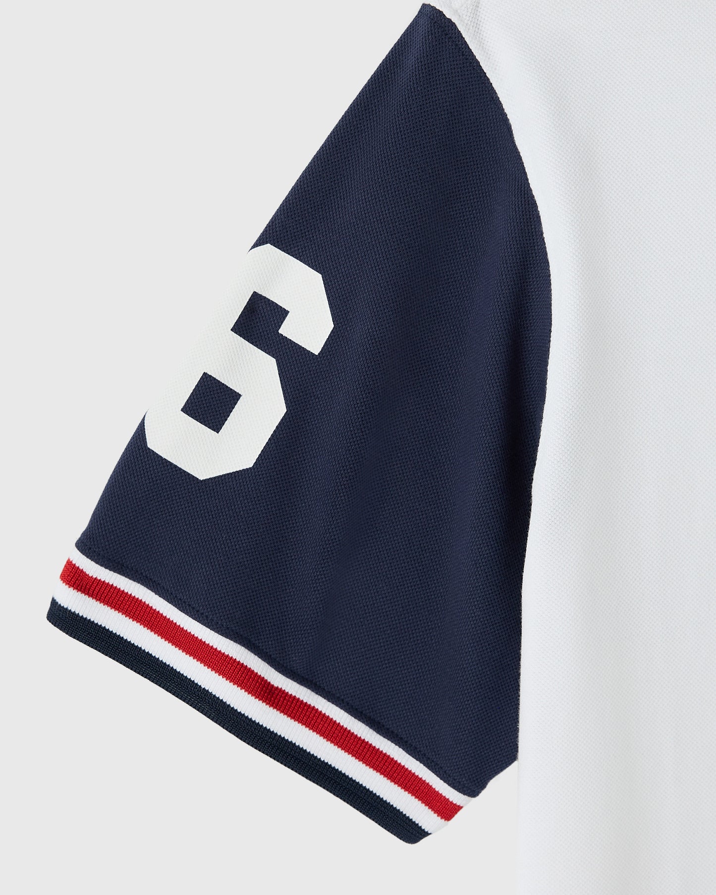 Quarter- Zip Short Sleeve Polo - White