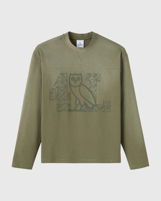 T-shirt à manches longues 416 - Vert olive