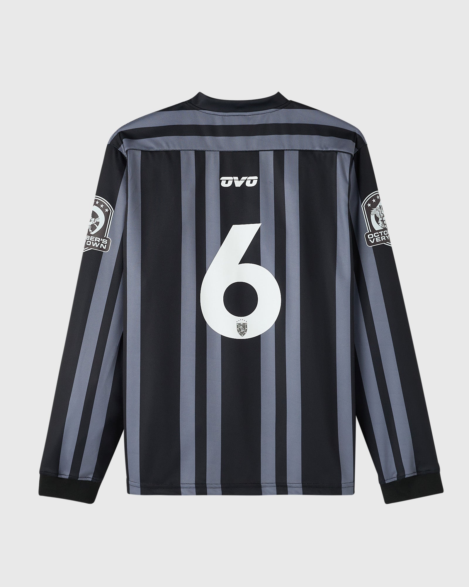 Stripe Soccer Jersey - Black