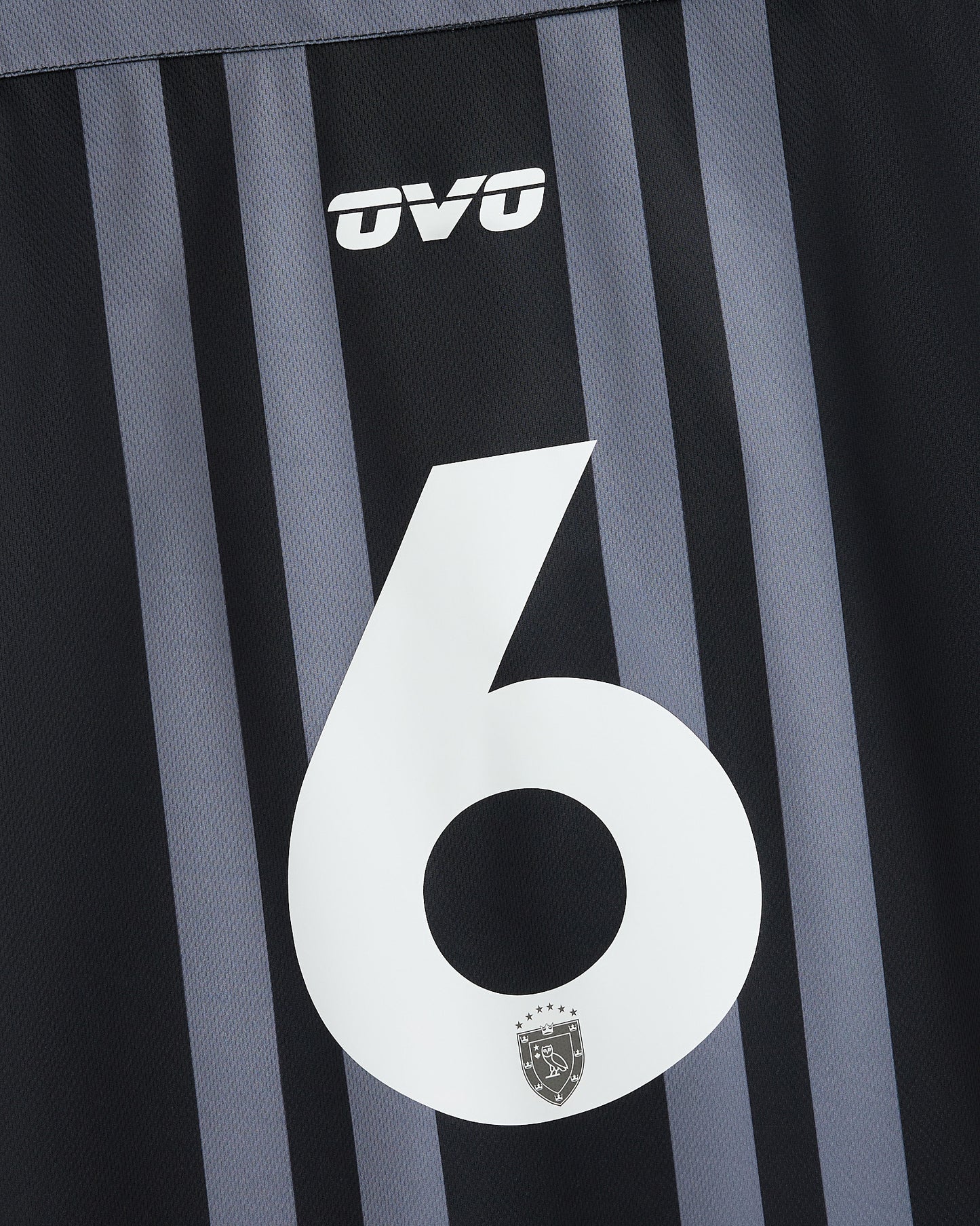 Stripe Soccer Jersey - Black