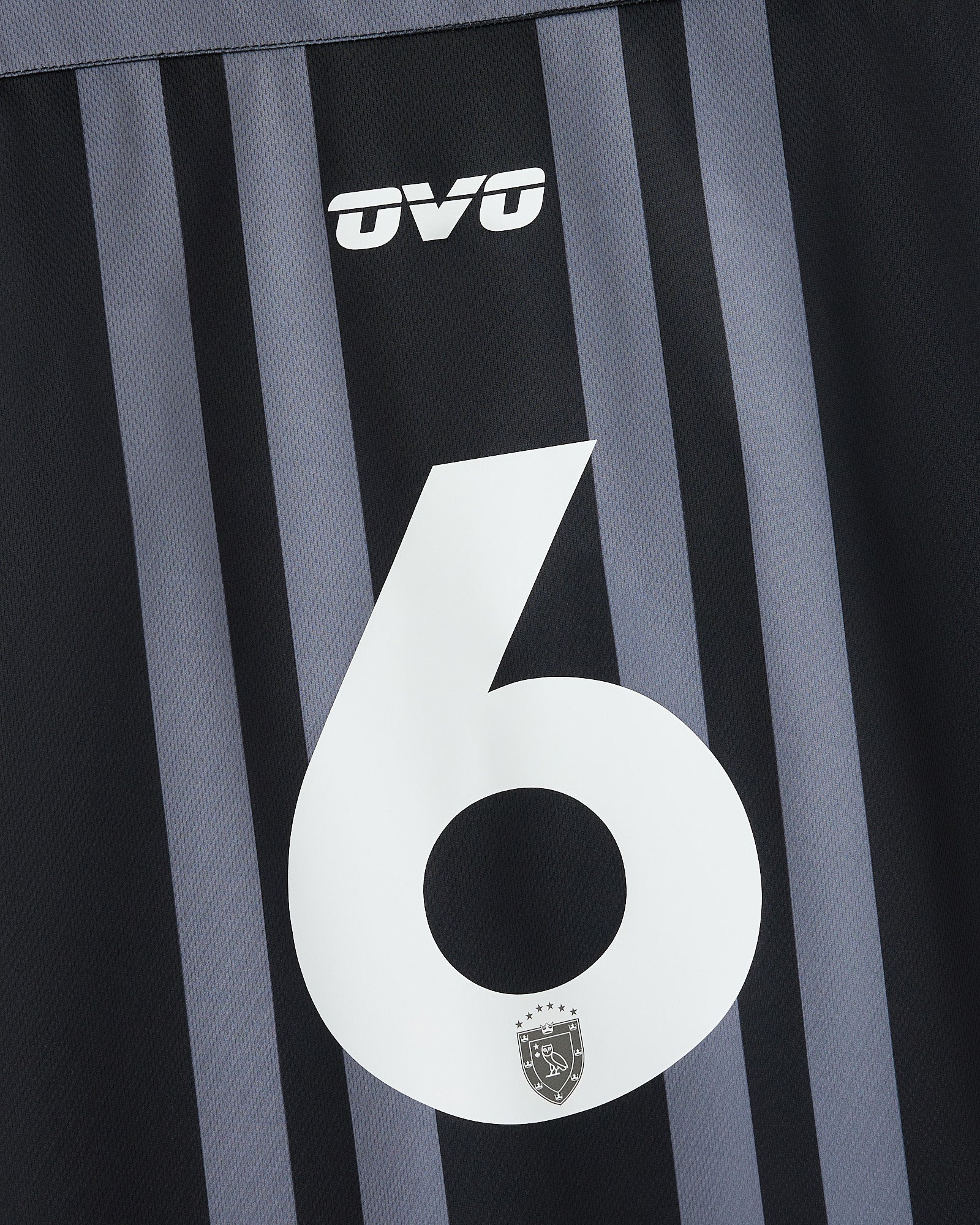 Stripe Soccer Jersey - Black