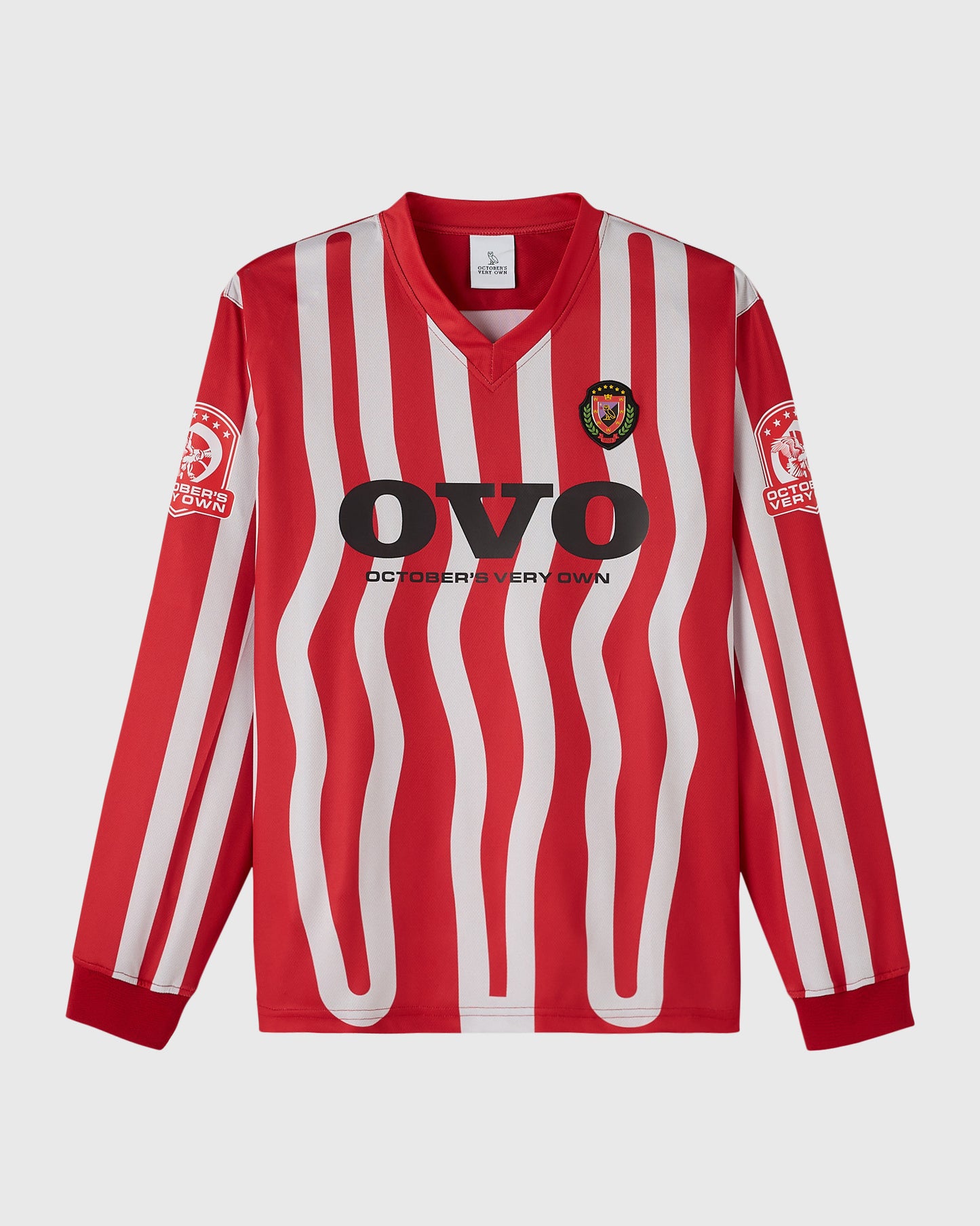 Stripe Soccer Jersey - Red
