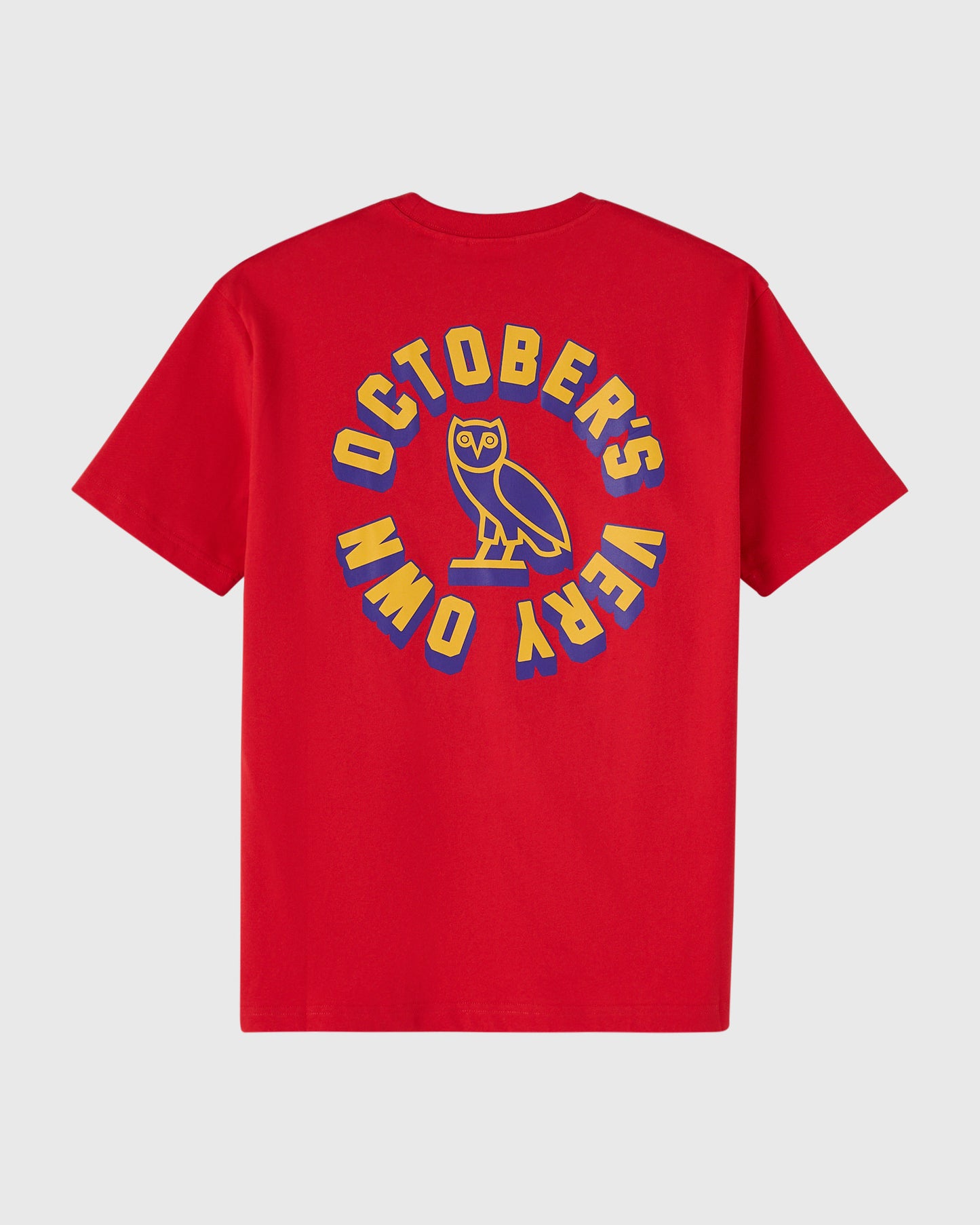Circle Wordmark Tee - Red